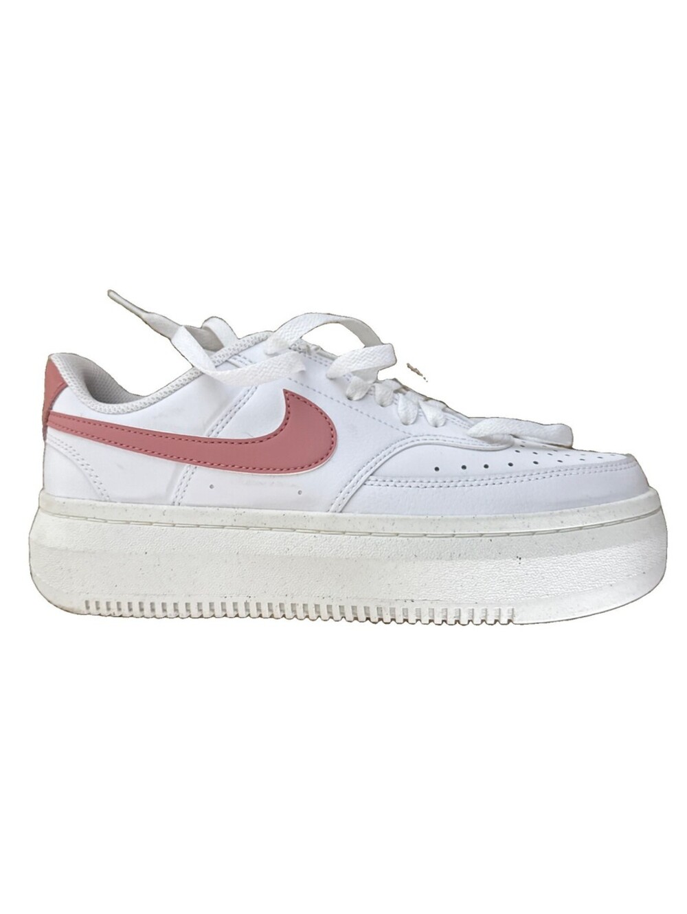 Size 9 - Nike Court Vision Alta White Red Stardust W Brand New W/O Box